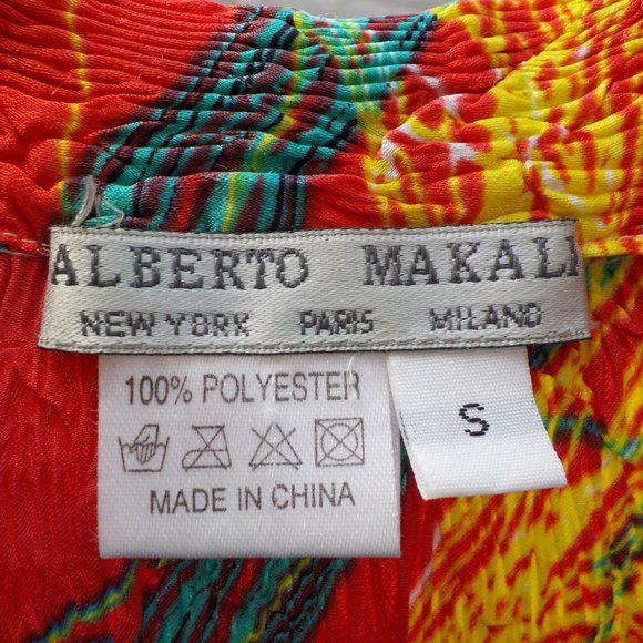 EUC Alberto Makali  Button Front Sleeveless Top SZ S - Picture 5 of 12